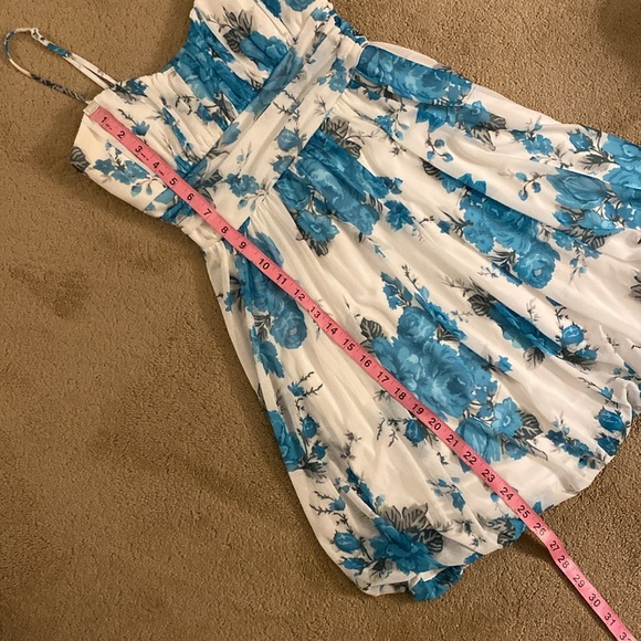 SPEECHLESS JUNIOR’S FLORAL BUBBLE HEM DRESS‎ SIZE M - Picture 9 of 15